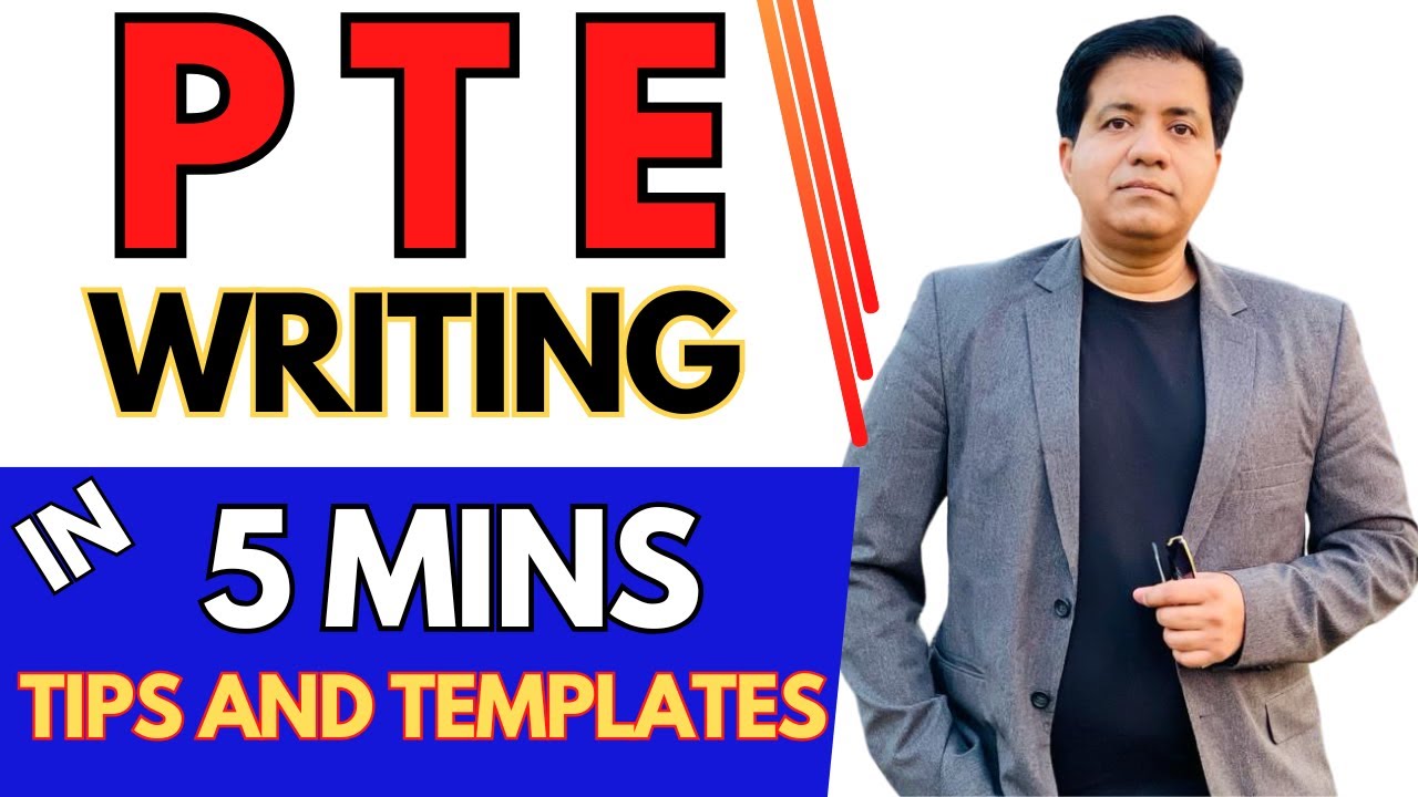 PTE Writing In 5 Minutes - Tips and Templates By Asad Yaqub