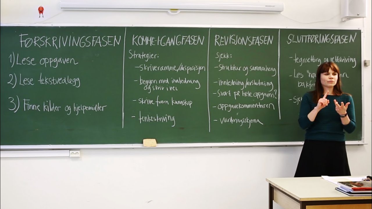 Eksamensforberedelse og skriveopplæring