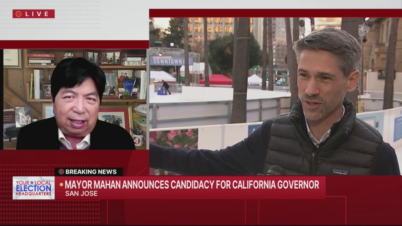 SJ Mayor Mahan announces bid for CA governor: Political analyst Michael Yaki reacts