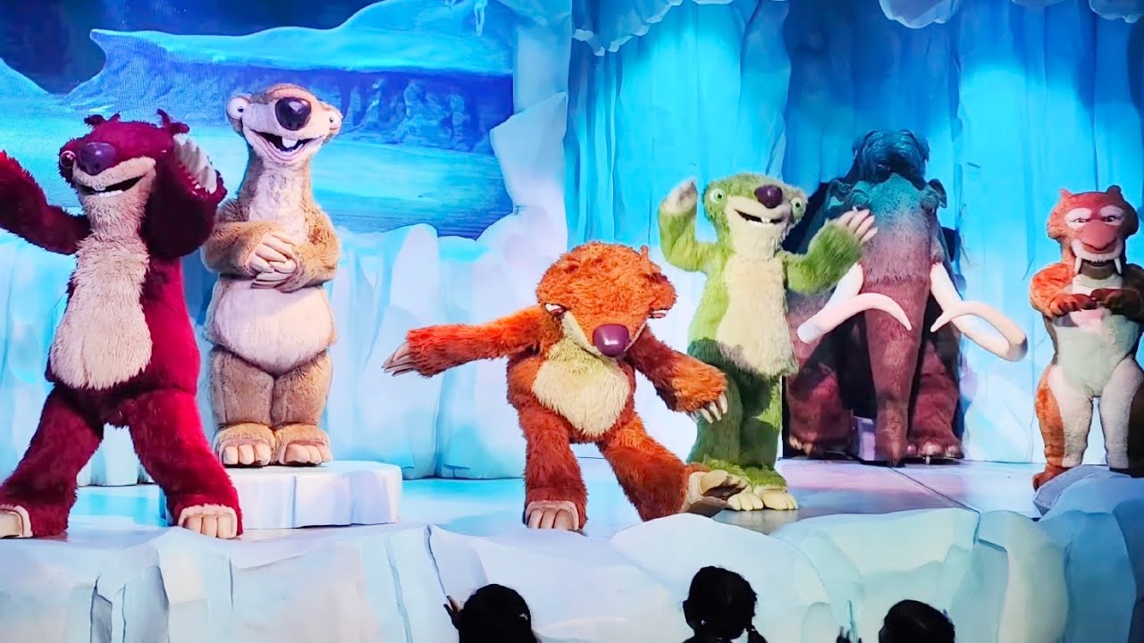 Ice Age Dawn Of Dinosaur Live Show Sid's Playhouse Time Warp Genting Skyworlds Theme Park Malaysia