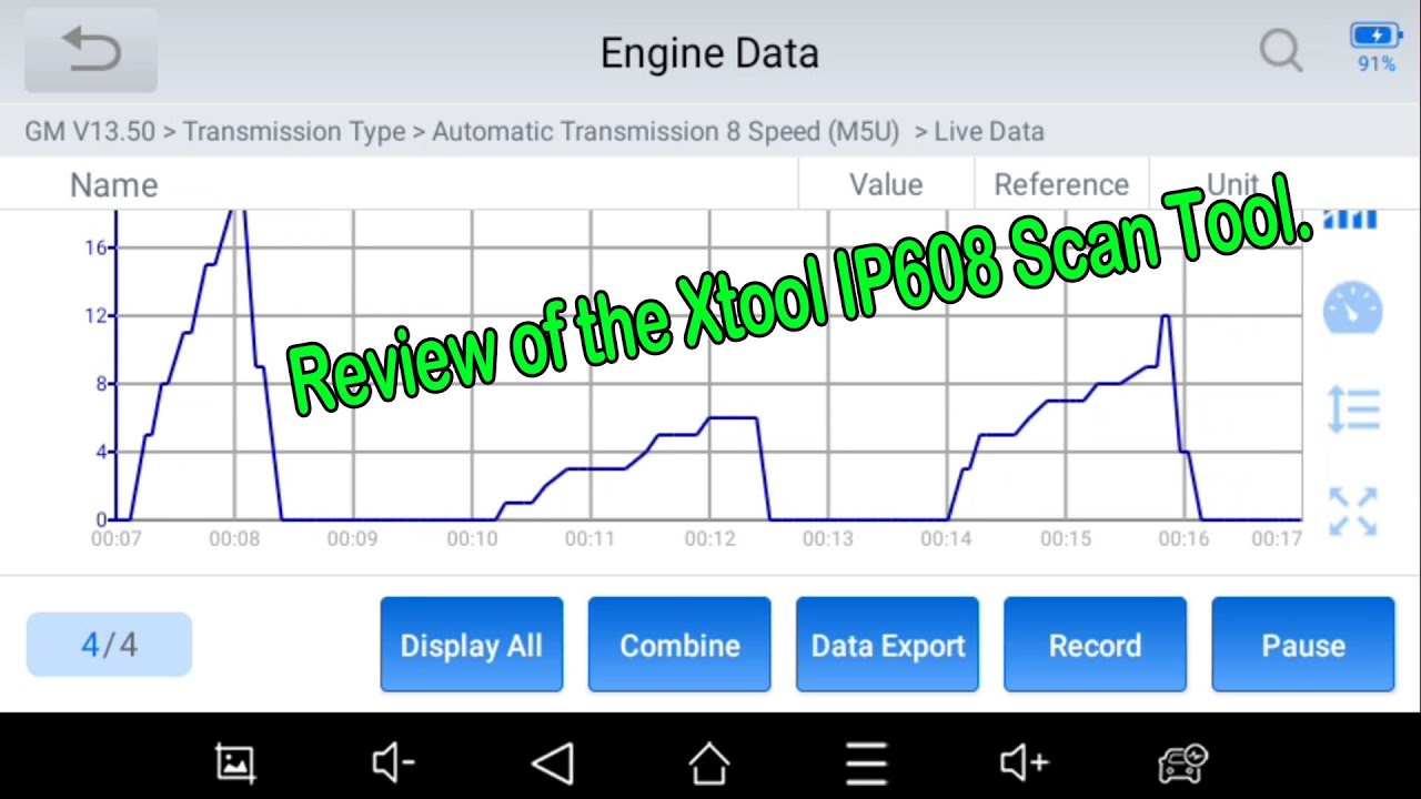 Review and Use of the Xtool IP608 All System Scan tool with LIFETIME UPDATES.