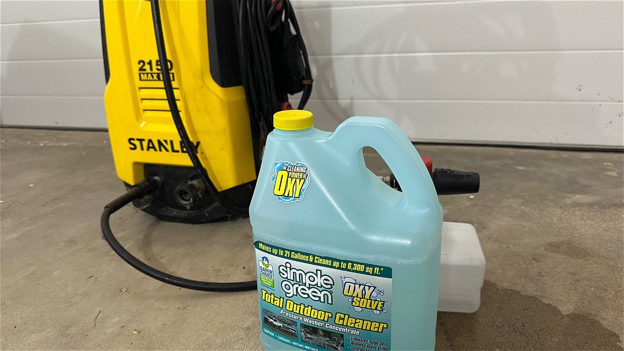 Simple Green Oxy Power Washer Cleaner Solution Review