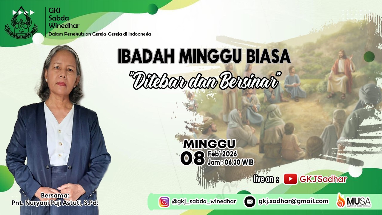 Ibadah MINGGU BIASA  ||  08 Februari 2026  ||  GKJ Sabda Winedhar