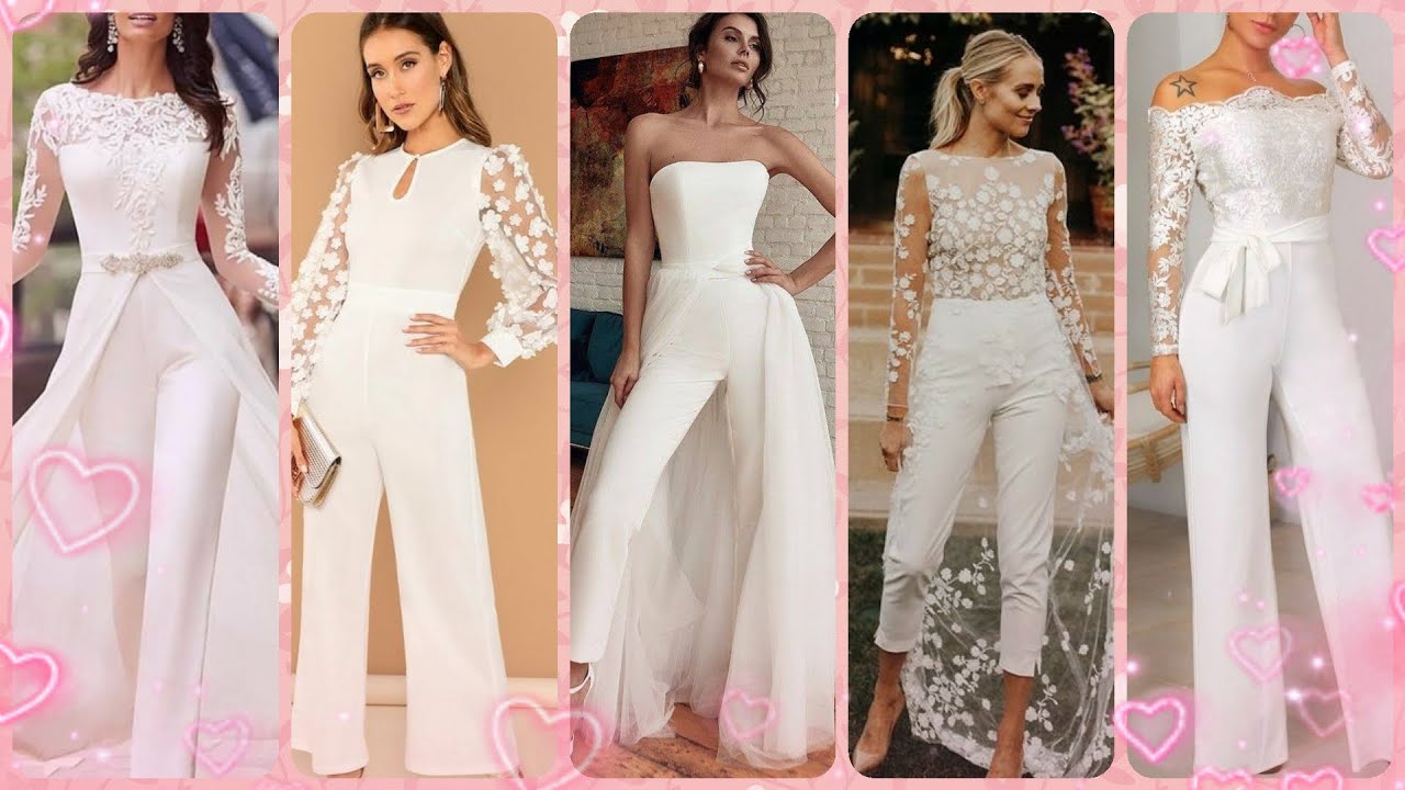 LOOKS CON PANTALONES PARA NOVIAS / JUMPSUITS DE NOVIAS 2024 / PANTS FOR DRIDE