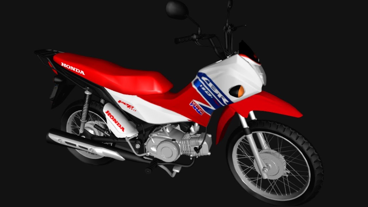 POP110i ADESIVADA CBR110 ESTILO DA DO @HyagoDiaDeRole C/S BRA&Ccedil;O ANDROID & PC FRACO
