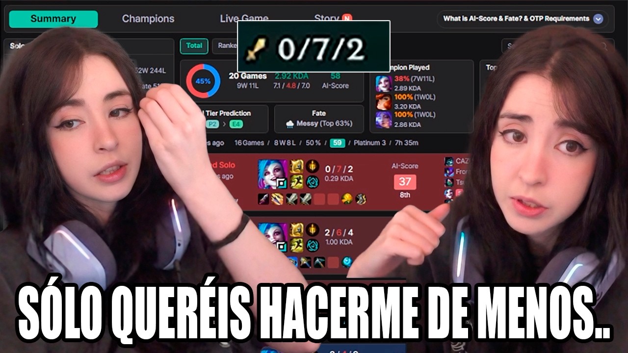 NISSA HACE MENTALBOOM POR QUEDAR 0/7 EN EL ÚLTIMO GAME Y PERDER 3 PARTIDAS SEGUIDAS! I Nissaxter