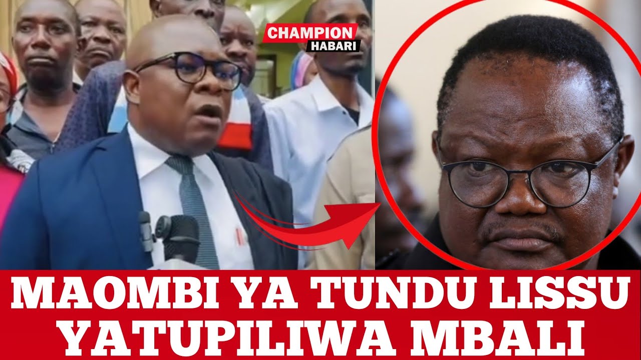 MAHAKAMA YAFANYA MAAMUZI MAGUMU KESI YA LISSU, YATUPILIA MBALI MAOMBI YAKE 