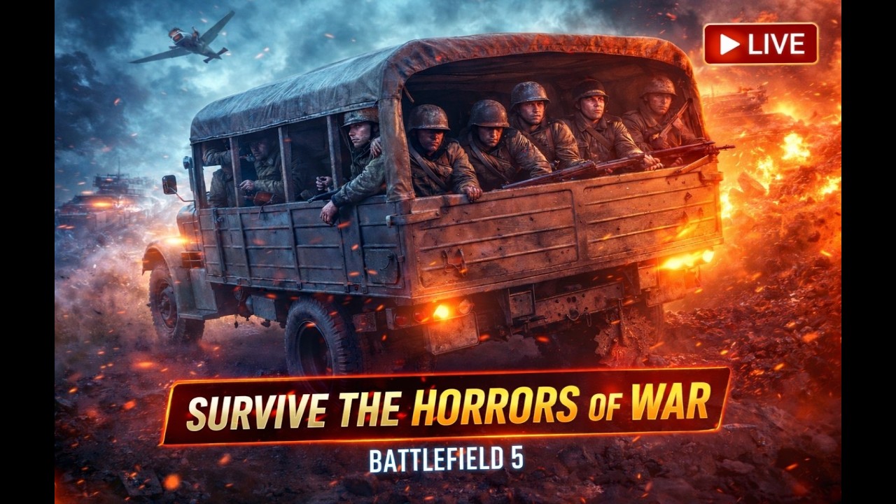 We Drove Straight Into WAR… 😳 | Battlefield 5 LIVE