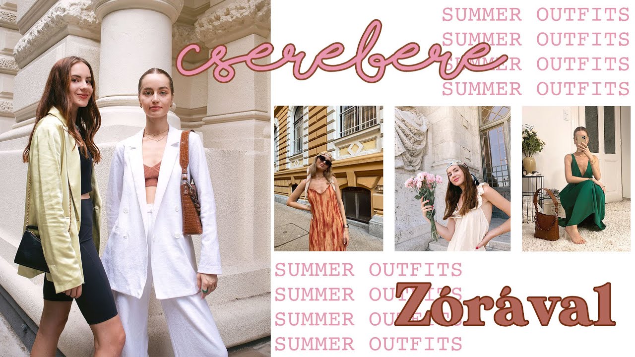 Nyári ruhás CSEREBERE egy hétre Zórával | Lina