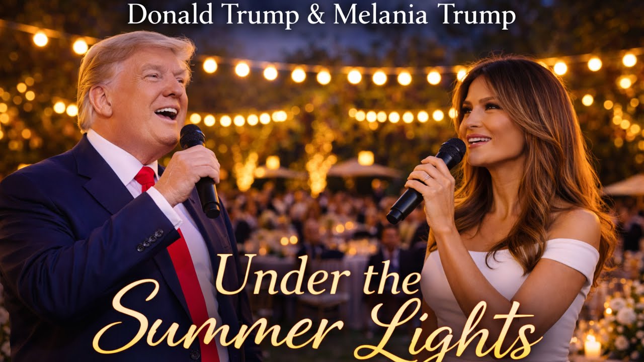 Donald Trump & Melania Trump – Under the Summer Lights | Outdoor Garden Party Duet (AI Music)