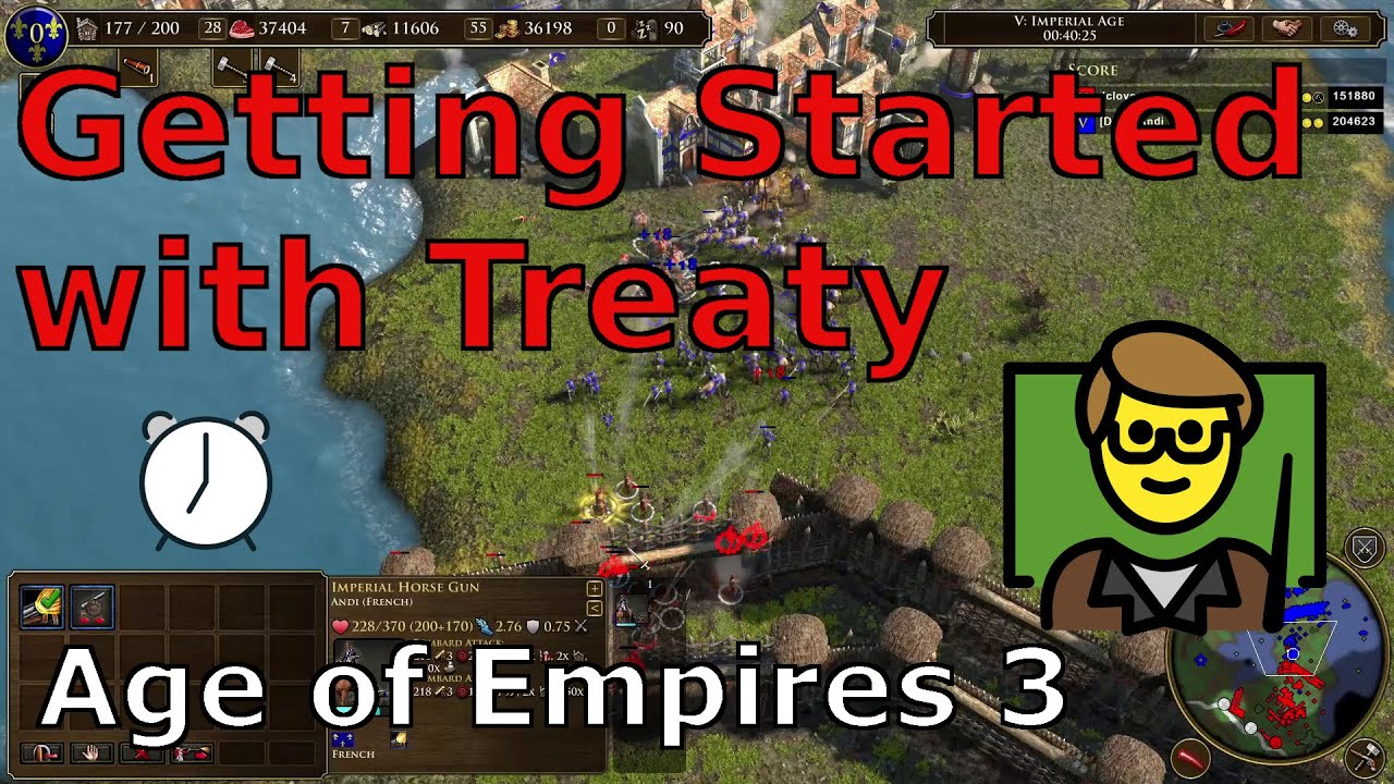 Getting Started with Treaty in AOE 3:DE (Beginners Guide)
