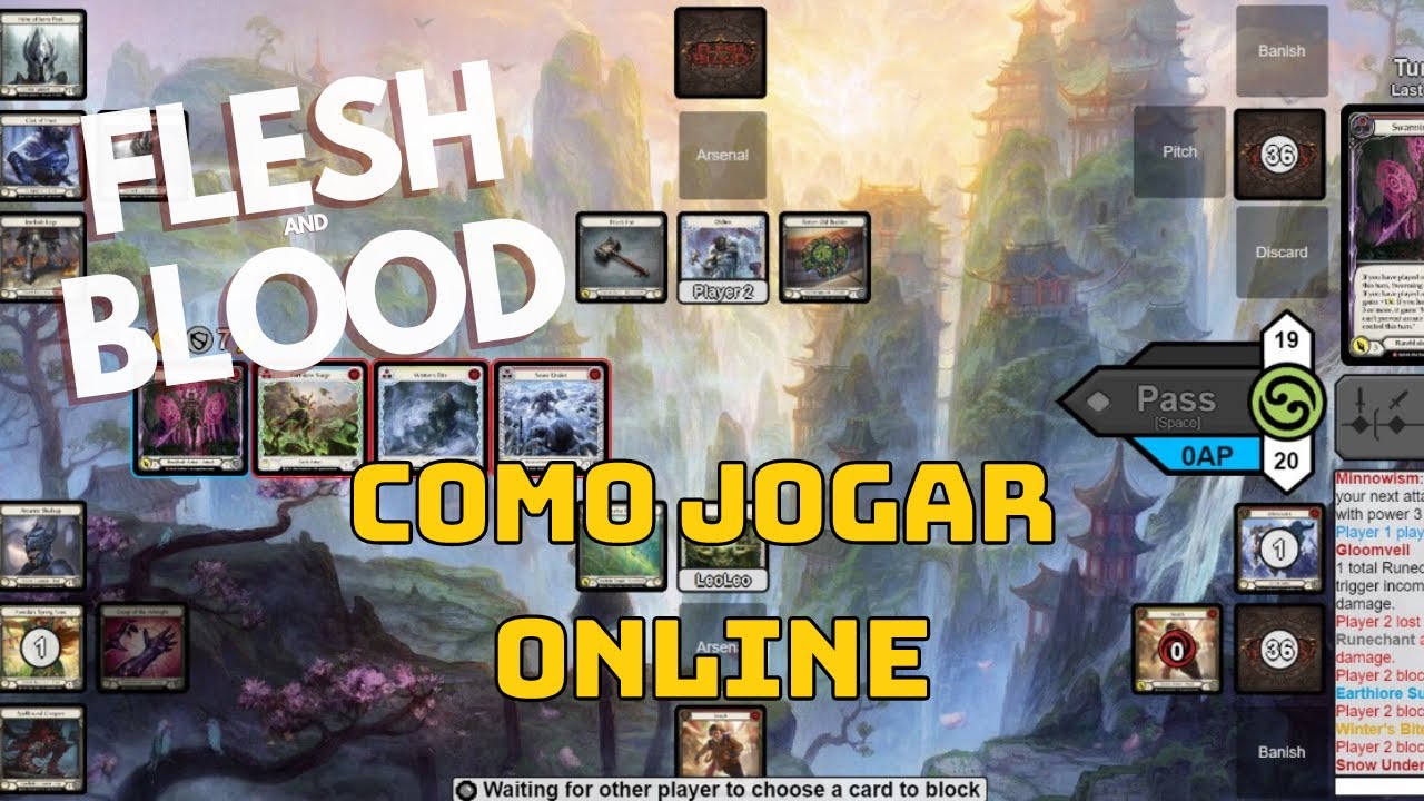 Flesh & Blood: COMO JOGAR ONLINE PELO TALISHAR