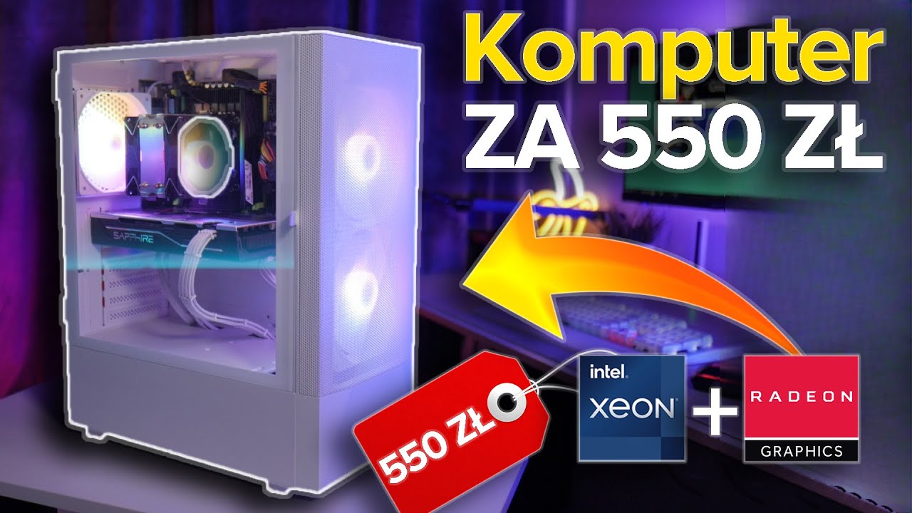 Złożyłem komputer do gier za 550 ZŁ !!! Składanie i test ULTRA budżetowego PC. #pcbuild  #bestbuy