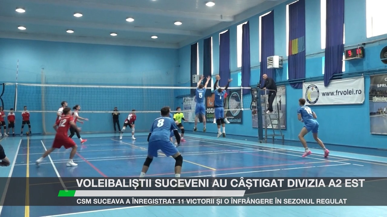 Voleibaliștii suceveni au câștigat Divizia A2 Est