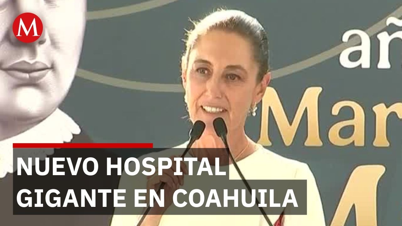 Claudia Sheinbaum arranca obra del Hospital Regional del IMSS en Saltillo