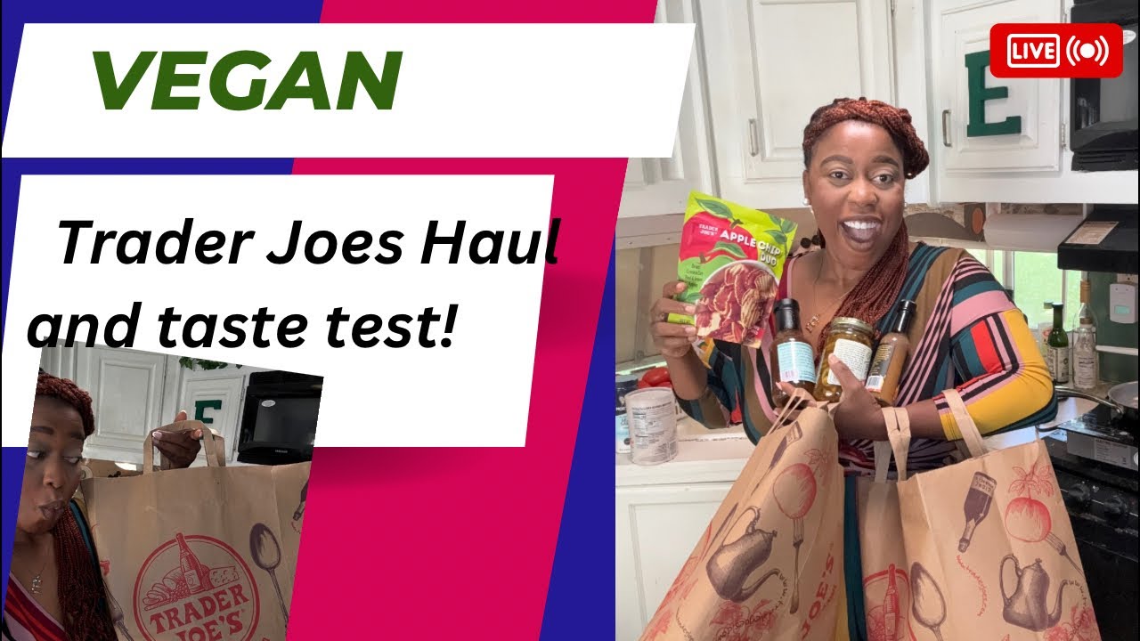 Vegan Trader Joes Taste Test! 🛍️🛒