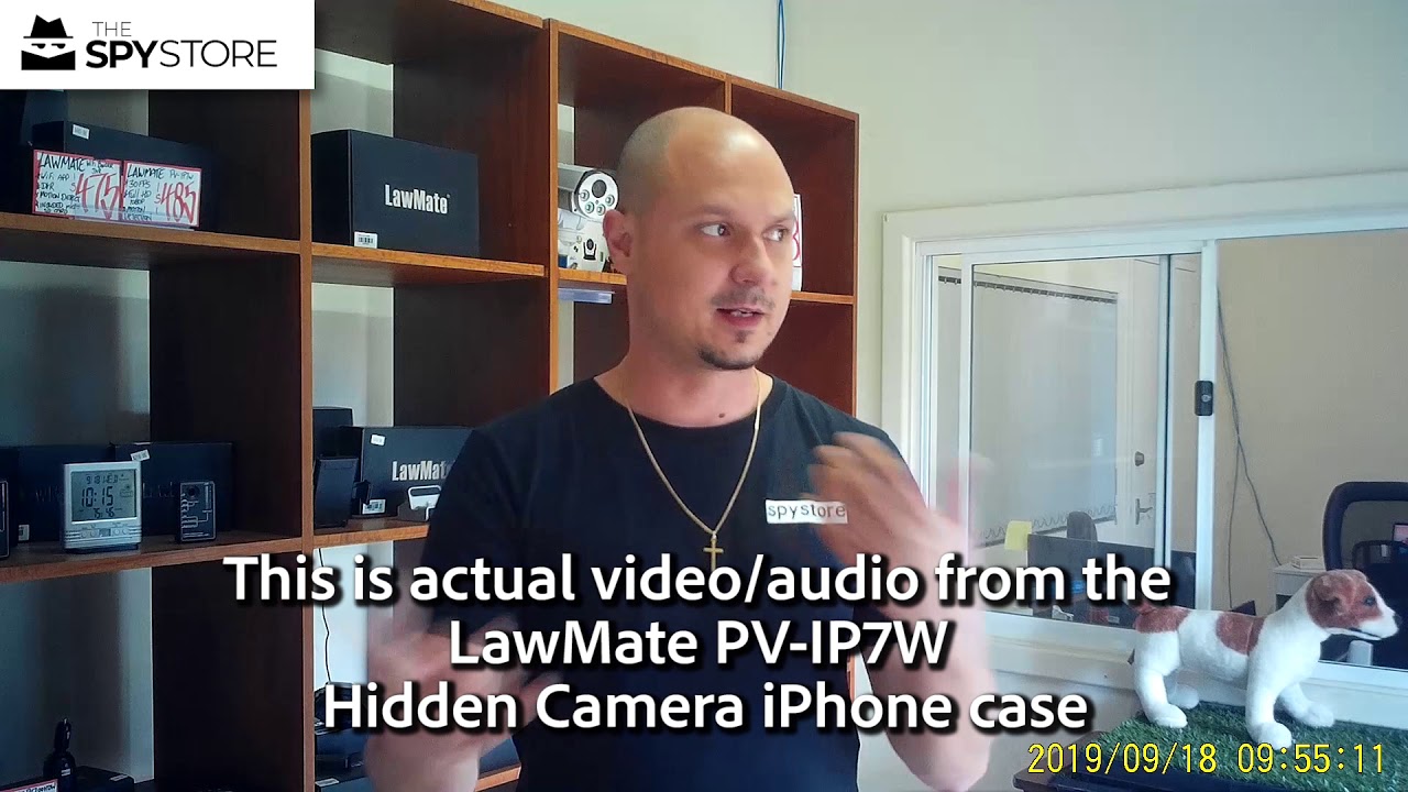 LawMate PV-IP7W Hidden Camera iPhone Case - Test Footage