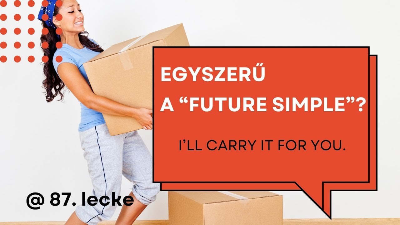87. lecke | Begyakoroljuk szóban a WILL egyik használatát a sok közül | Az 