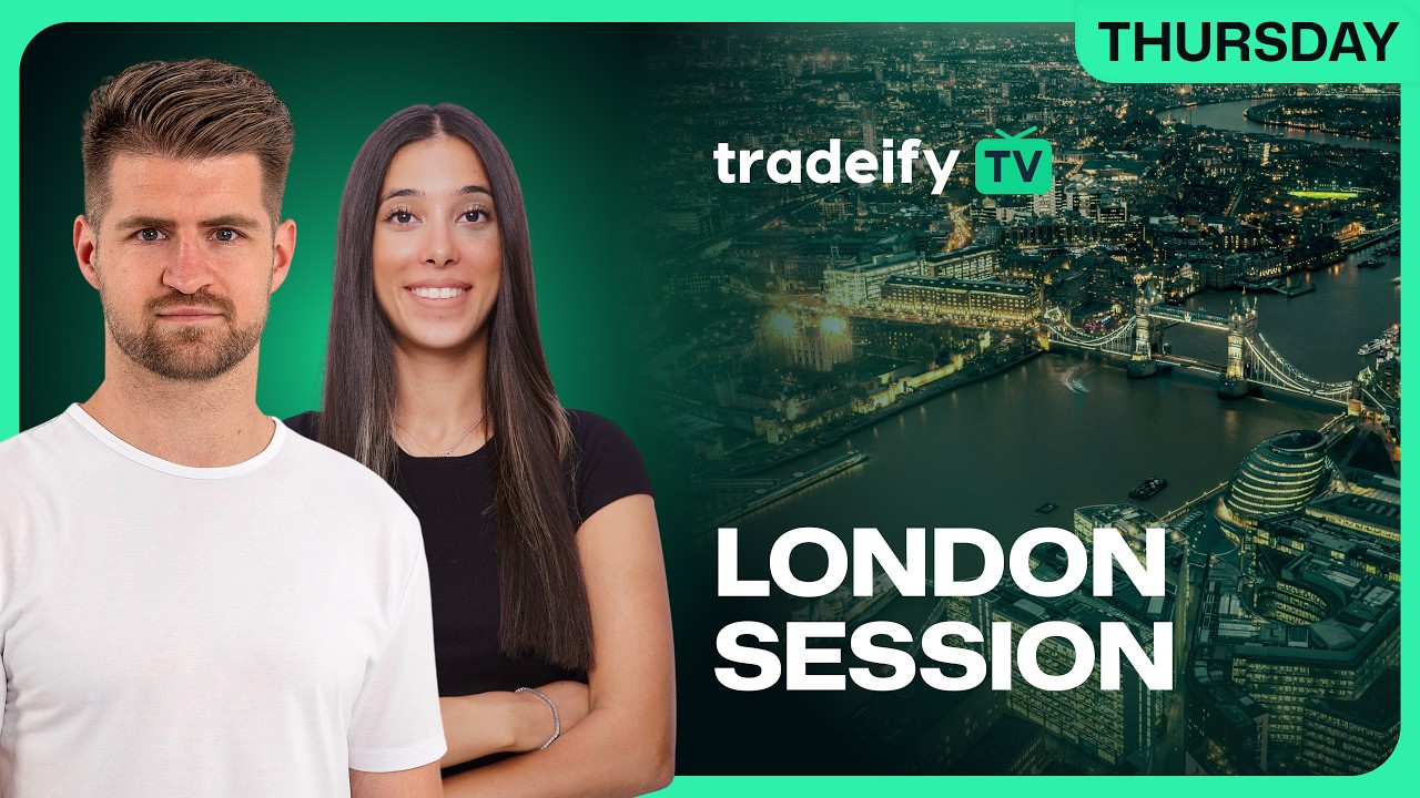 LONDON SESSION LIVE! Futures Trading | Tradeify TV | THURSDAY 8/20/26
