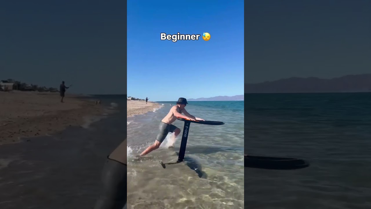 will this guy learn surfing #shortsvideo