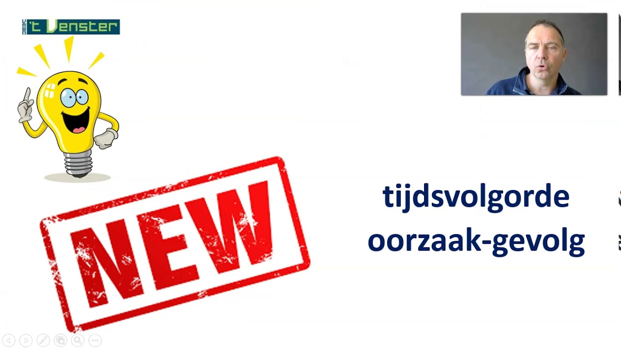 Uitleg 2 signaalwoorden en tekstverbanden  Tijdsvolgorde en oorzaak-gevolg.