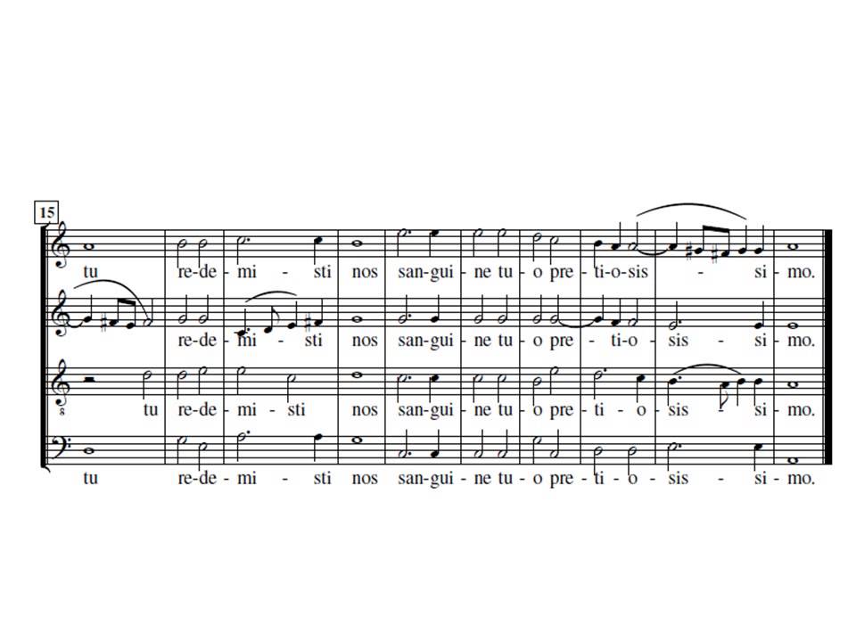 Palestrina O bone Jesu Partitura Interpretaci&oacute;n M&uacute;sica del Renacimiento.