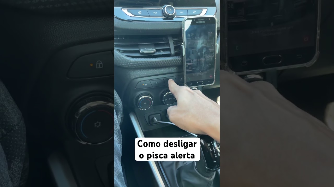 Como desligar o pisca alerta
