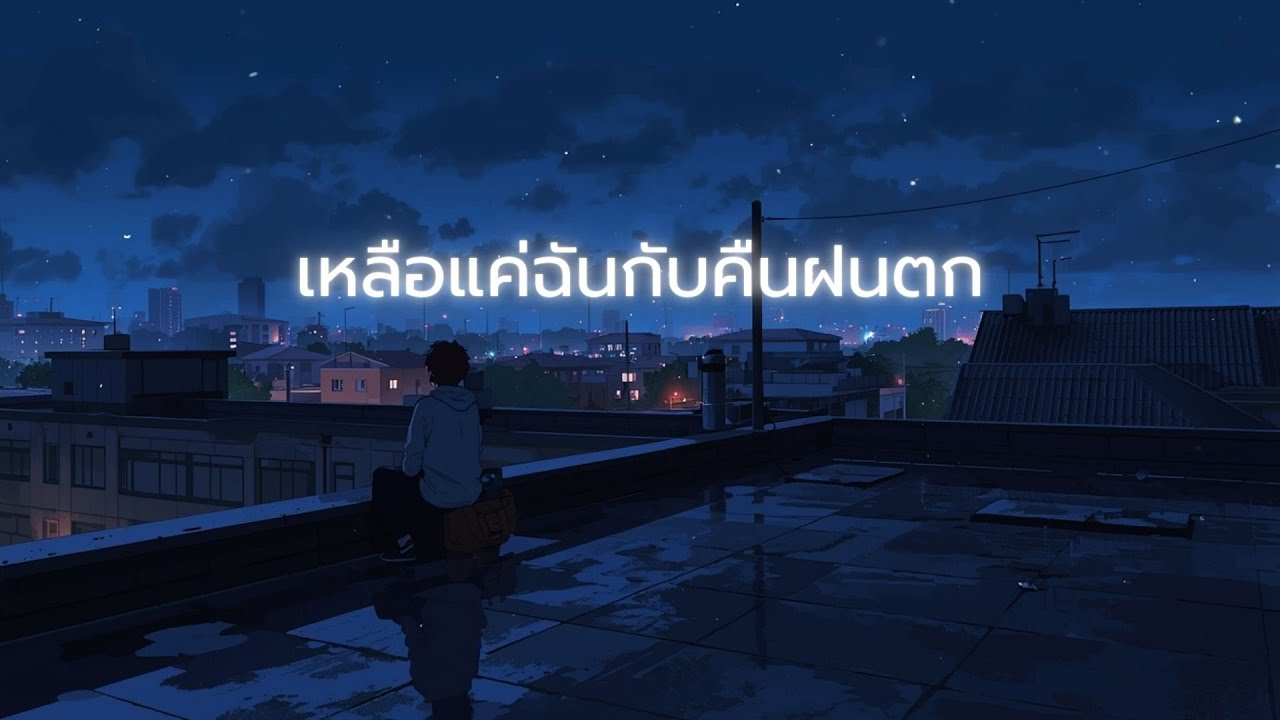 เหลือแค่ฉันกับคืนฝนตก | เพลงแร็ปไทยเศร้า Lo-fi | 283 studio