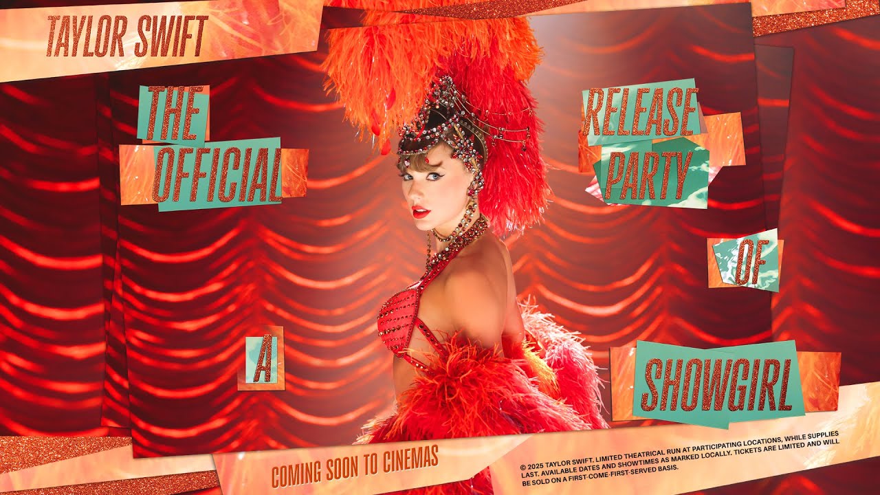 ✨ Taylor Swift | The Official Release Party of a Showgirl llega a la gran pantalla ✨