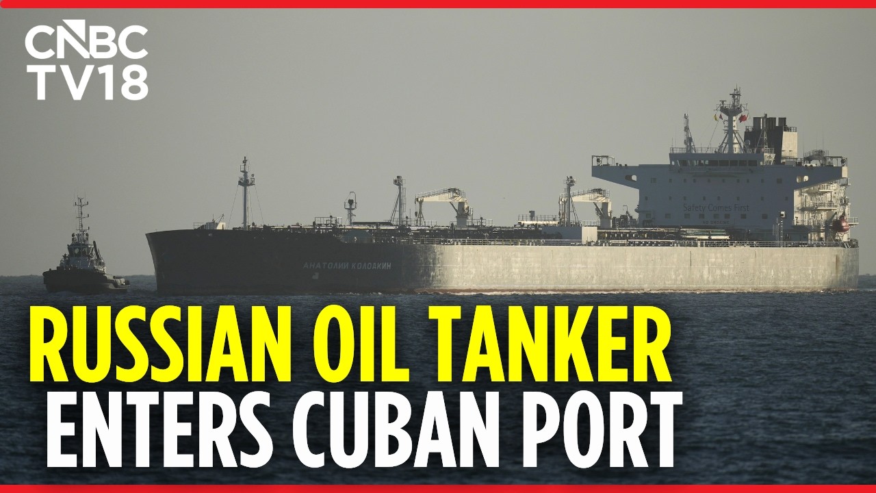 WATCH: Russian Oil Tanker Enters Cuban Port of Matanzas | Russian Oil Prices | Oil Supply | N18G