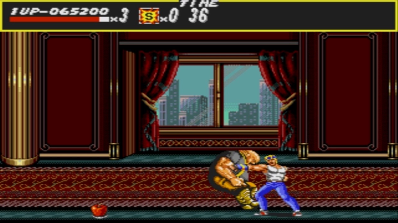Sega Megadrive / Genesis - Streets Of Rage Longplay - Axel
