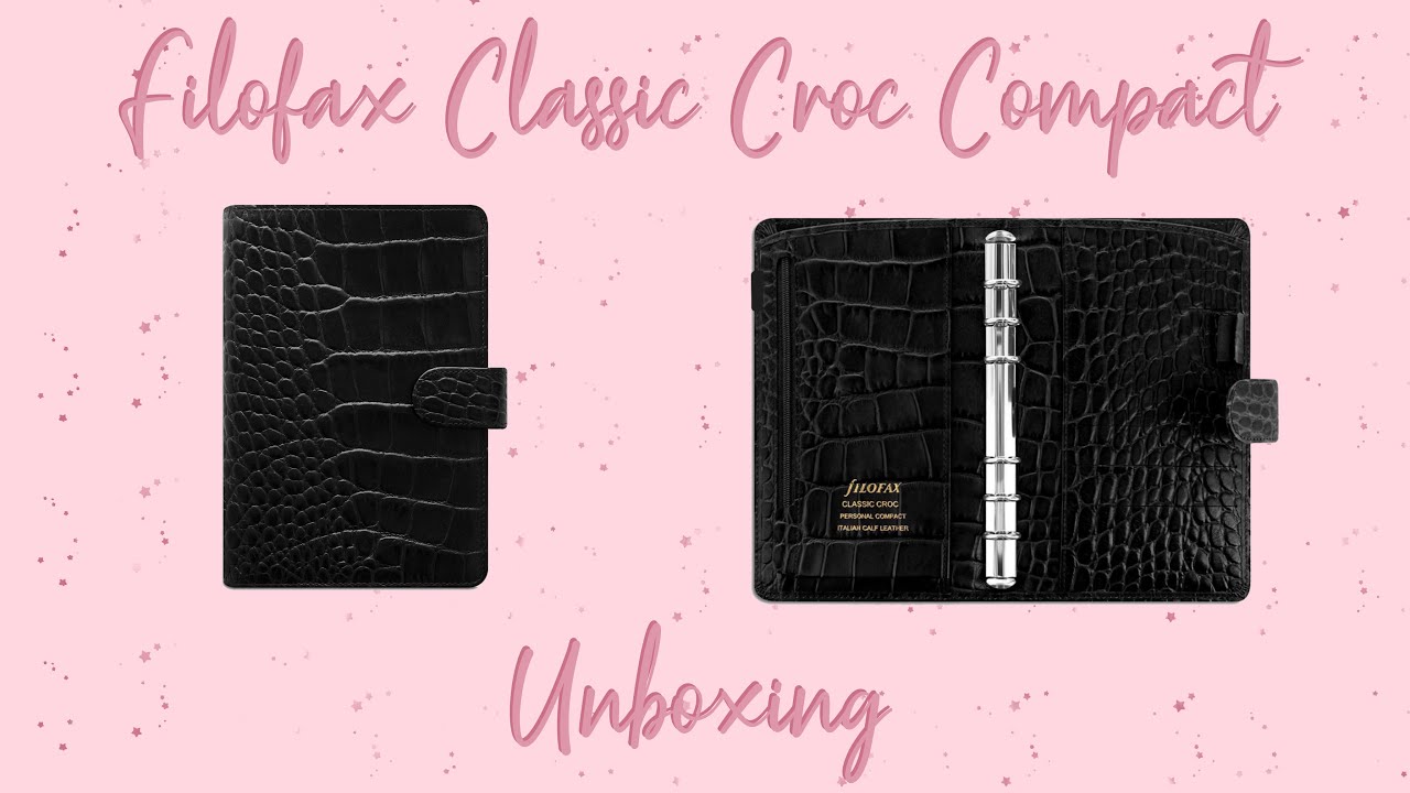 FILOFAX UNBOXING | Filofax Classic Croc Compact Planner Unboxing - Organisation
