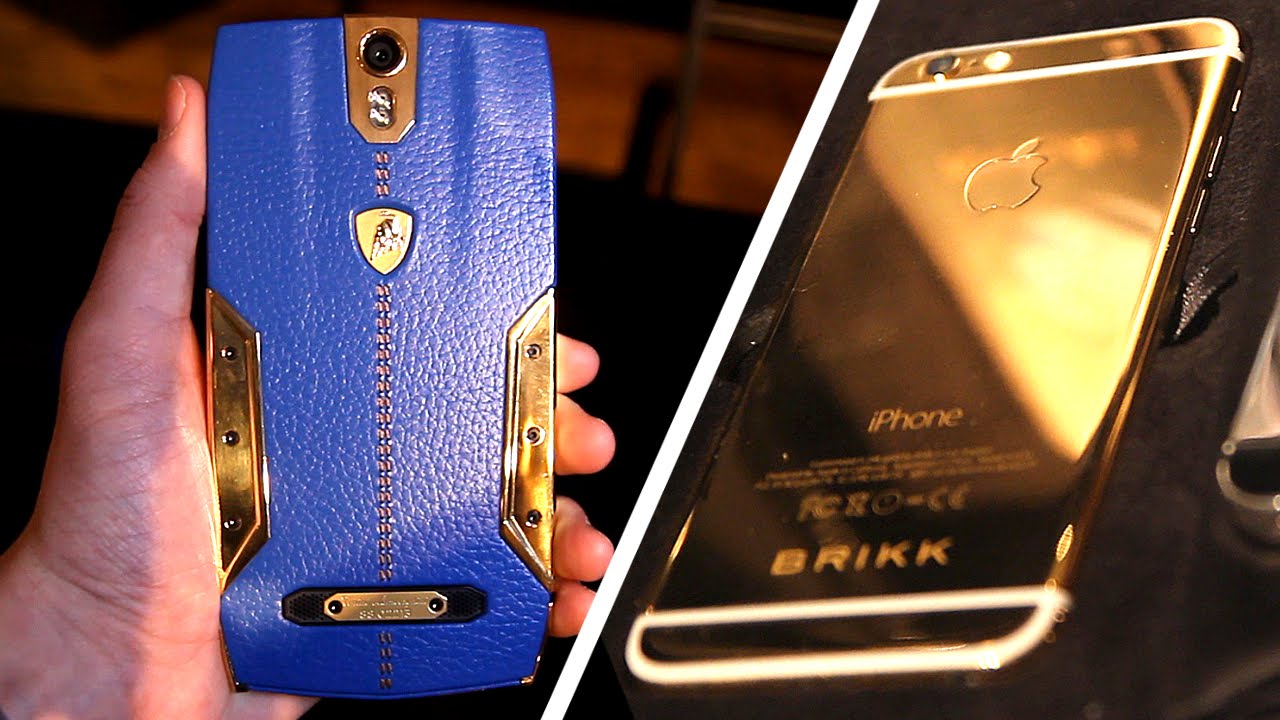 $6300 Lamborghini Android Phone + $10,000 Fully Encrypted Gold iPhone 6!