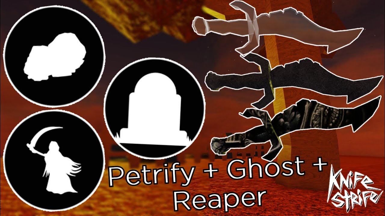Knife Strife How to get Petrify Knife + Ghost Knife + Reaper Knife