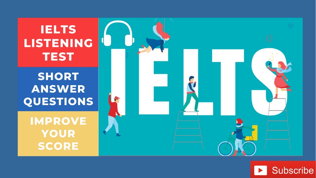 Learn IELTS Listening Test Short Answer Questions part with a quiz