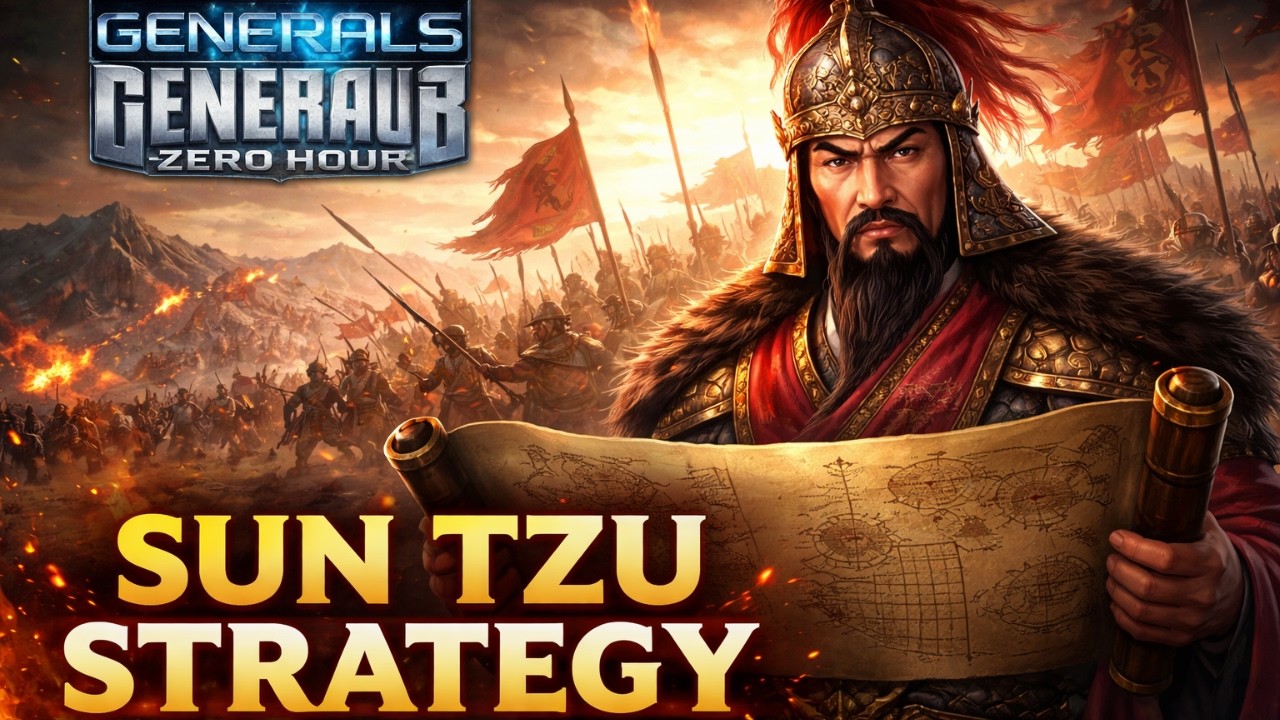 Command & Conquer: Generals–Zero Hour. Playing using Sun Tzu strategies and tactics.