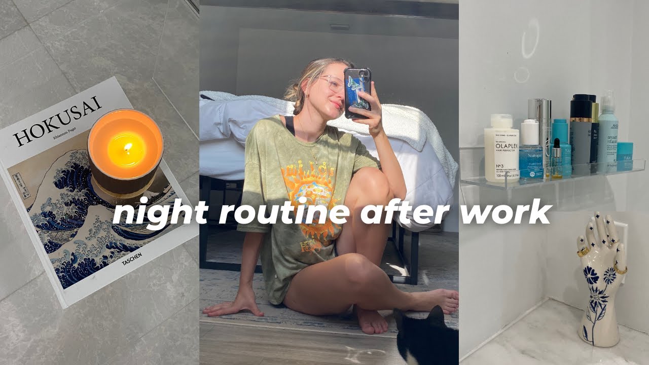 NIGHT ROUTINE after work 2022 // Having a peaceful and productive evening after work