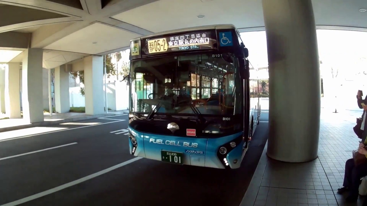 【前面展望】都営バス[都05-2]東京ビッグサイト➡東京駅丸の内南口(FCバス)