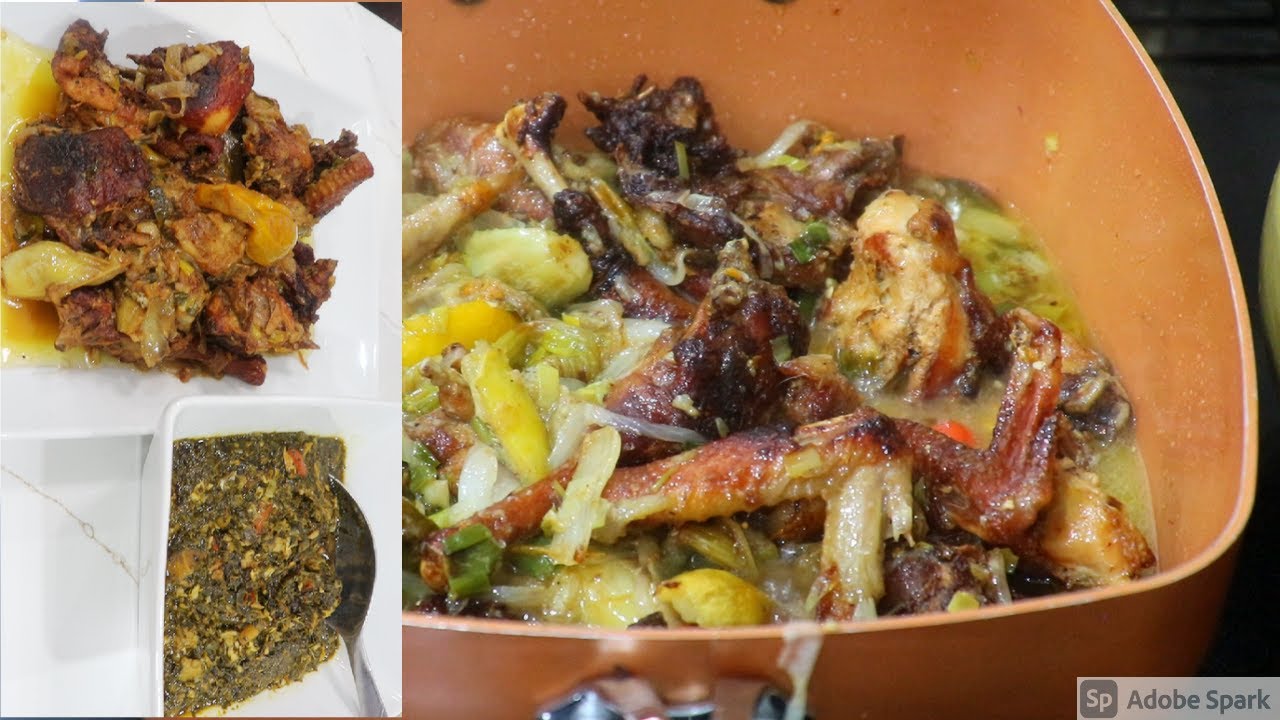 Une autre façon de cuisiner le poulet mature sans tomate a déguster!