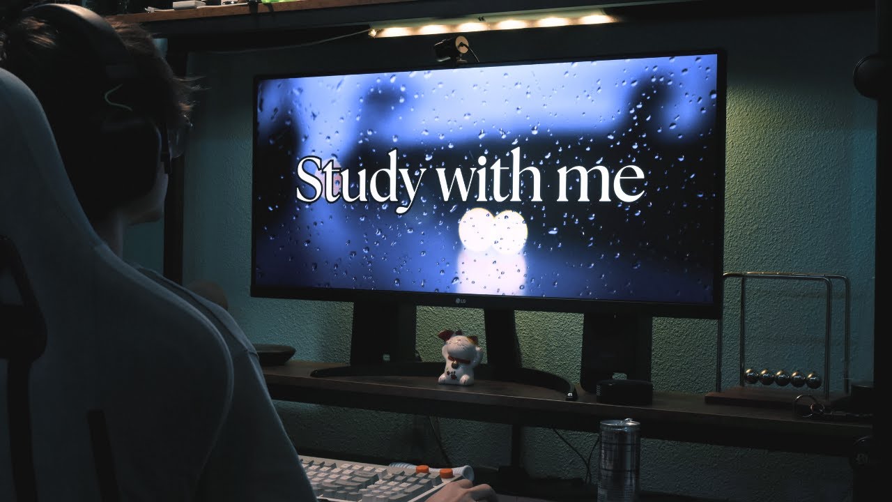 ASMR Study With Me! | Raw Sounds No Music Modeling in Blender