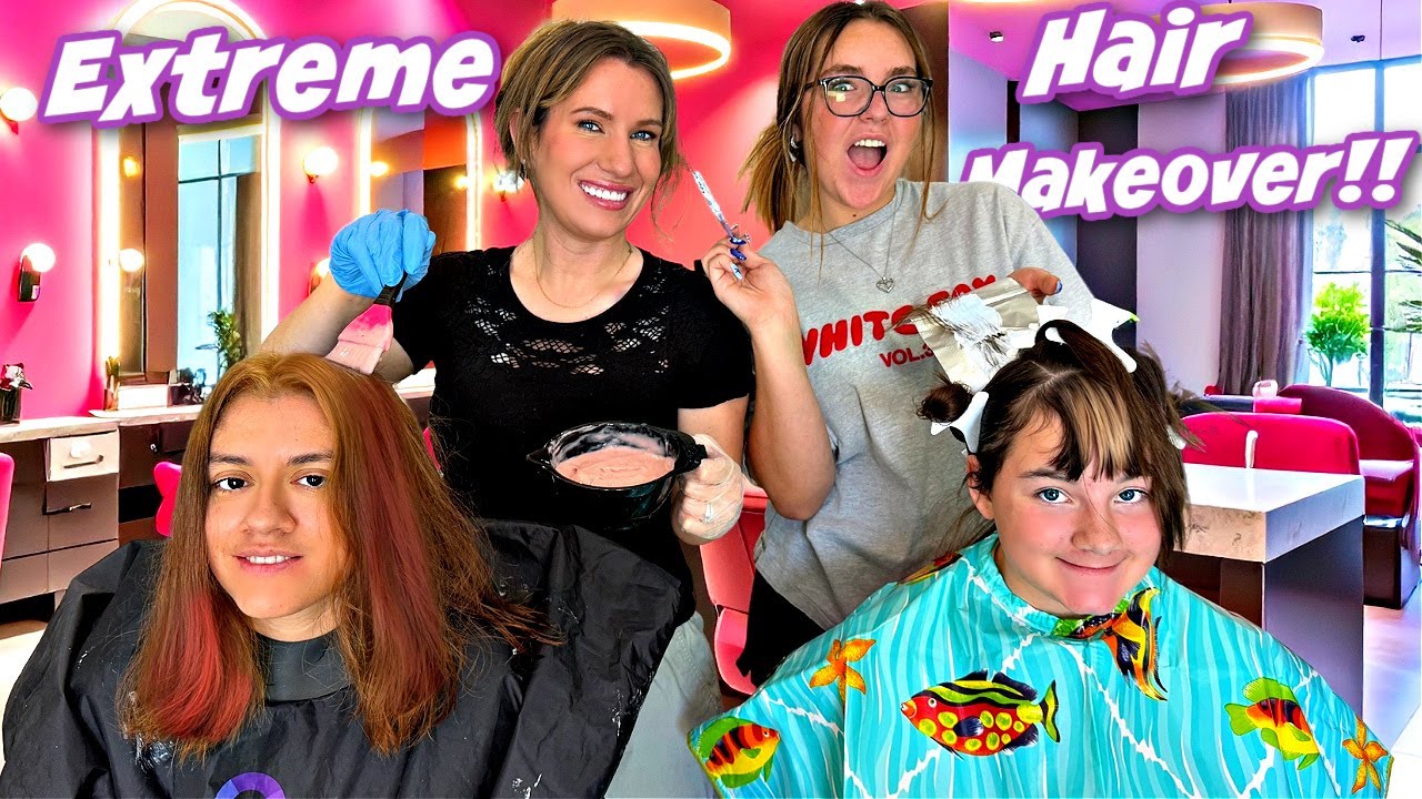 MAKEOVERS! | New Haircut and Color! | First Time Coloring Hair