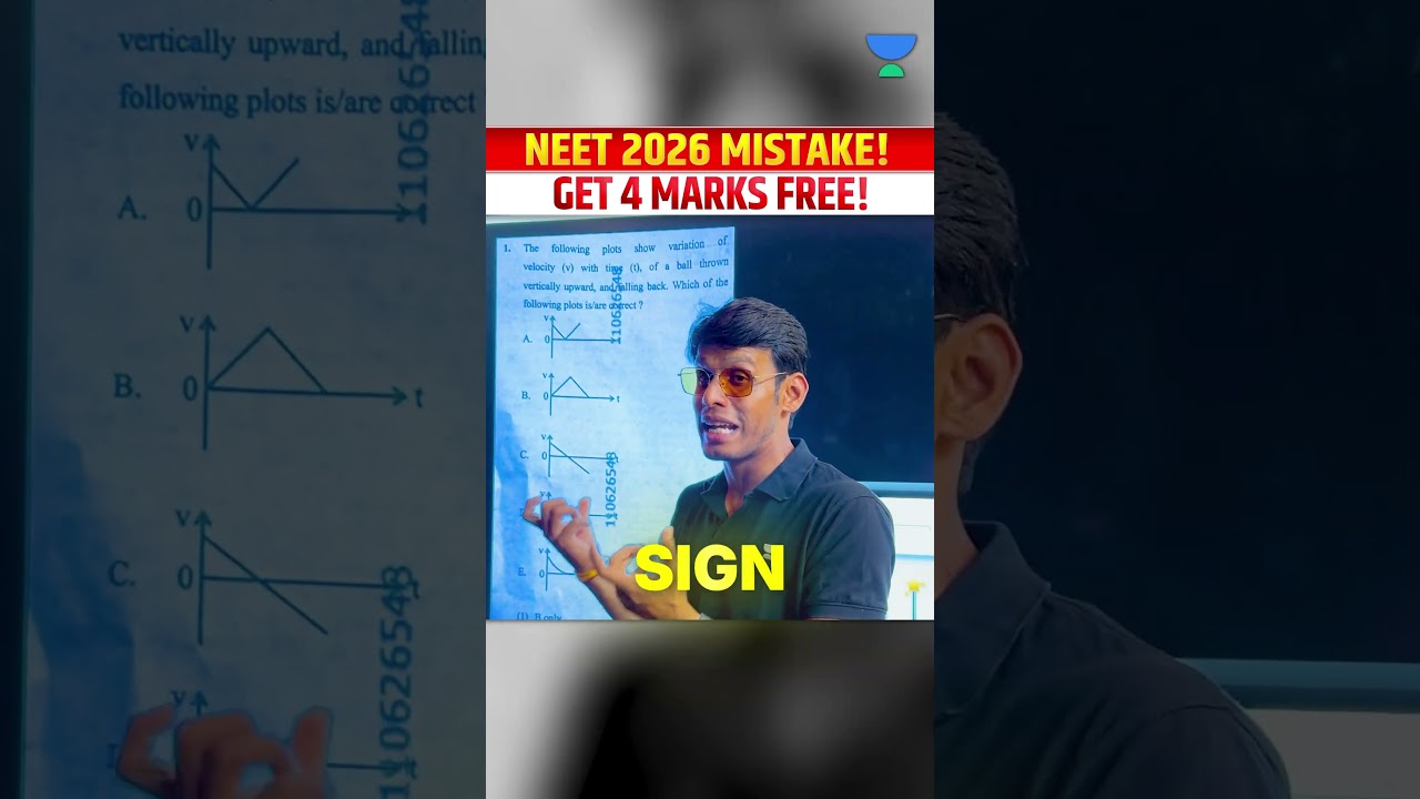 NEET 2026 MISTAKE! PJ Sir Reveals Bonus Mark Opportunity #neet #neetexam #neet2026 #jee #neetexam