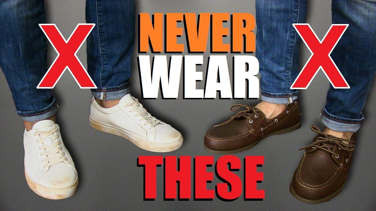 7 Shoes Men Should NEVER Wear!