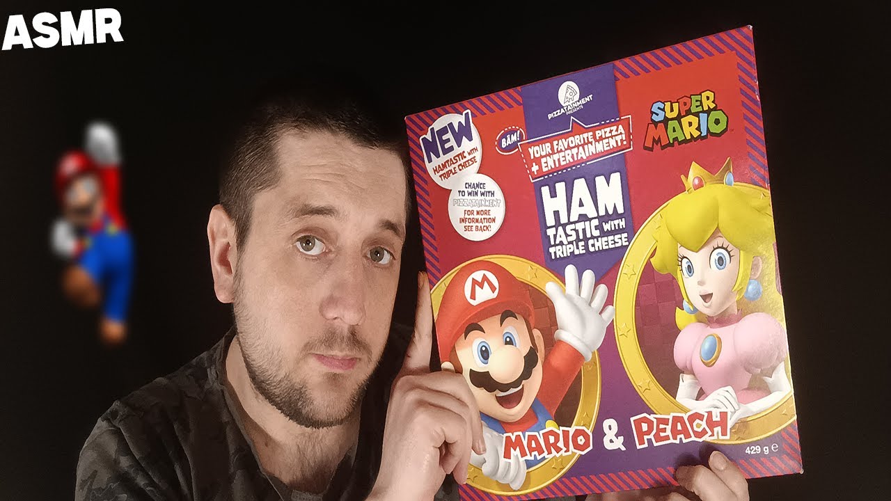 ASMR : JE TESTE LA NOUVELLE PIZZA SUPER MARIO