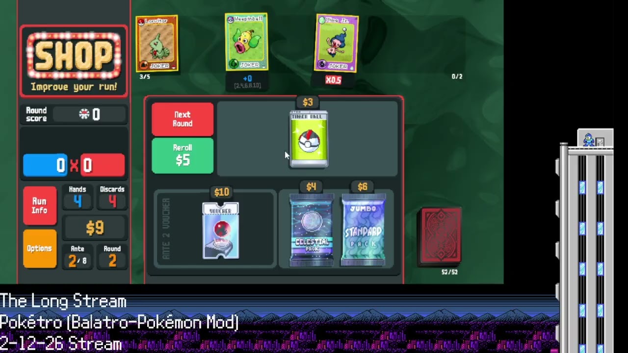 Pokétro Stream: 2-12-26 Stream