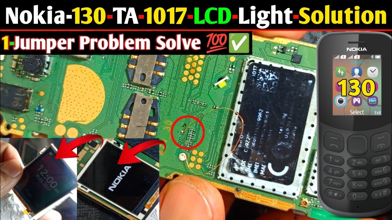 Nokia Mobile 130-TA-1017-LCD-Light-Solution | Android Gsm Doctor