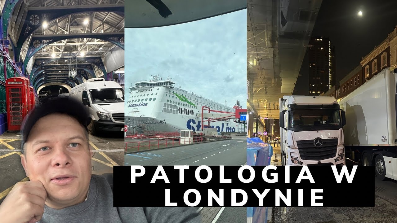 Takiej PATOLI dawno nie widziałem! - zawinęli gościa z ciężarówki ! Centrum Londynu - Rozładunek !