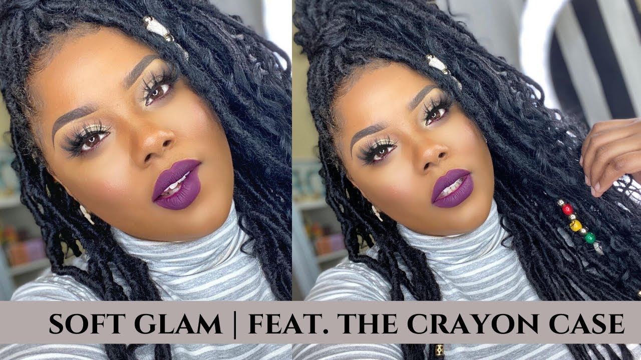 Soft Glam Eye with Bold Lip | Feat. The Crayon Case