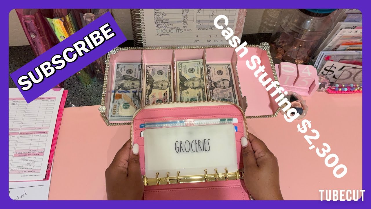 Cash Stuffing $2,300/Busy Work Life/Saving/Debt Free/Buying a home soon/#cashstuffing #money 