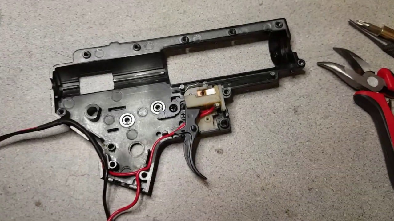 Broke the trigger post in your V2 or V3 gearbox?  No problem, it's fixable!